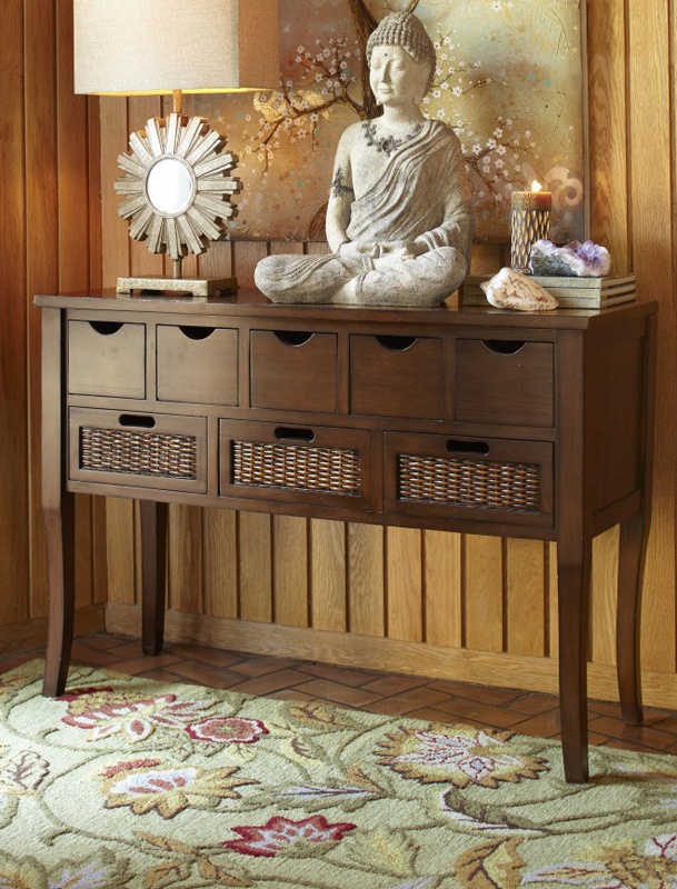 Nghệ thuật trang trí nội thất với tượng Phật 