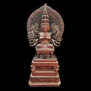 Tượng Phật Thiên Thủ Thiên Nhãn Gỗ Tử Đàn 86x48x36cm 